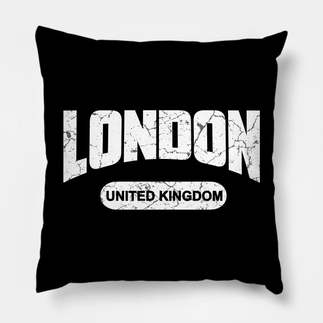 London United Kingdom Pillow by Mila46