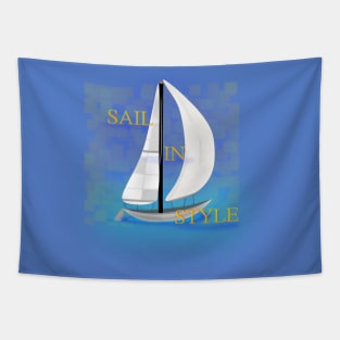 Sail In Style Tapestry
