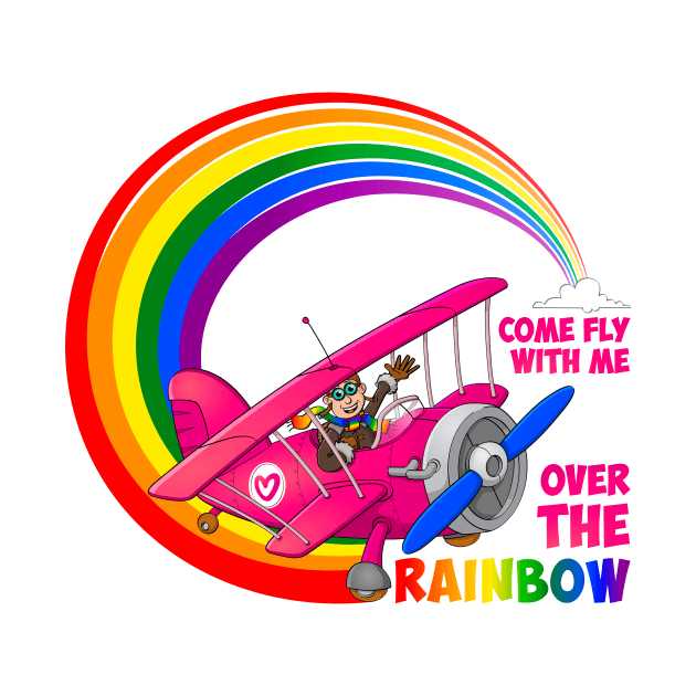 Come fly with me over the rainbow by Stefs-Red-Shop