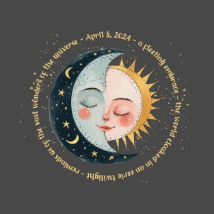 A Fleeting Embrace - Eclipse 4.8.24 T-Shirt