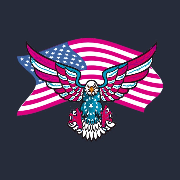 AMERICAN FLAG EAGLE by SHOW YOUR LOVE