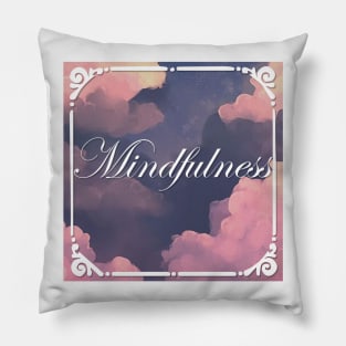 Mindfulness Slogan Tee Pillow