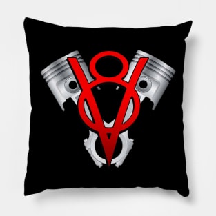 V8 Engine American Muscle car Pillow