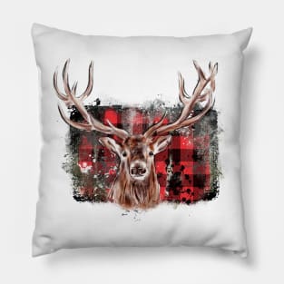 Christmas deer.merry christmas Pillow