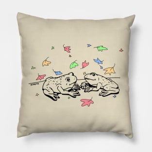Heartstopper Frogs Pillow