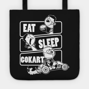 Eat Sleep Gokart - Go karts Gift graphic Tote
