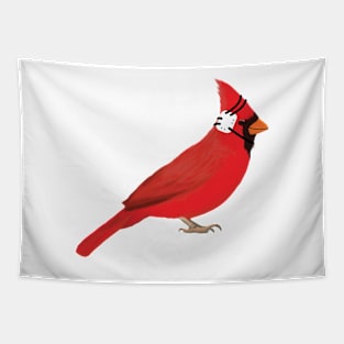 Wrestling Cardinal Tapestry