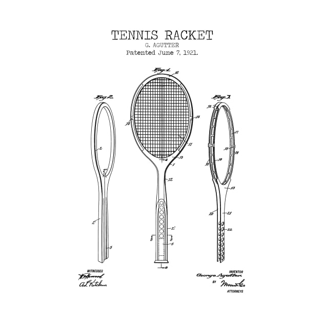 TENNIS RACKET patent by Dennson Creative