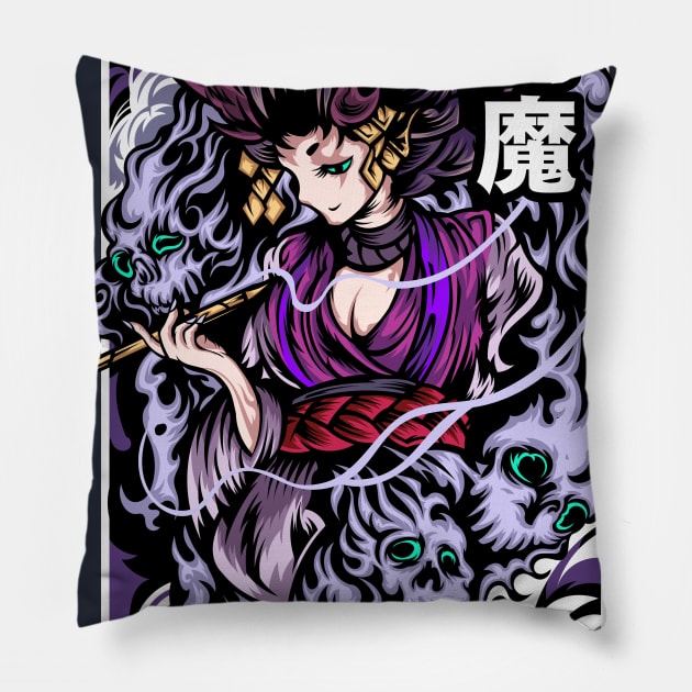 geisha Pillow by yudakurnia