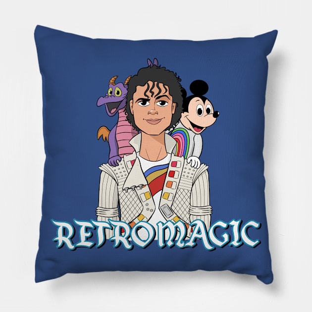 Retro Magic Pillow by natari2600