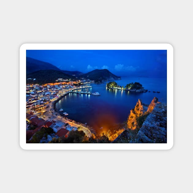 Parga nights Magnet by Cretense72