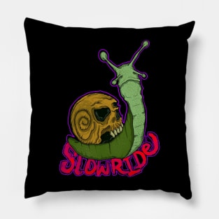 Skull snail Pillow