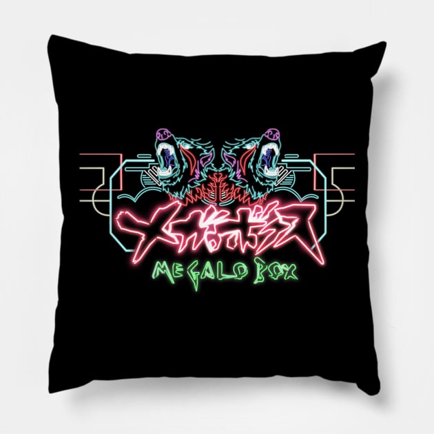 Megalo Box Pillow by The Metafox Crew Shop