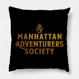 Manhattan Adventurers Society Pillow