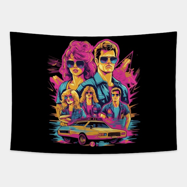 80s Girls Starter Pack, 80s Party Outfit For Men, 80s Women Tapestry by Pixy Official