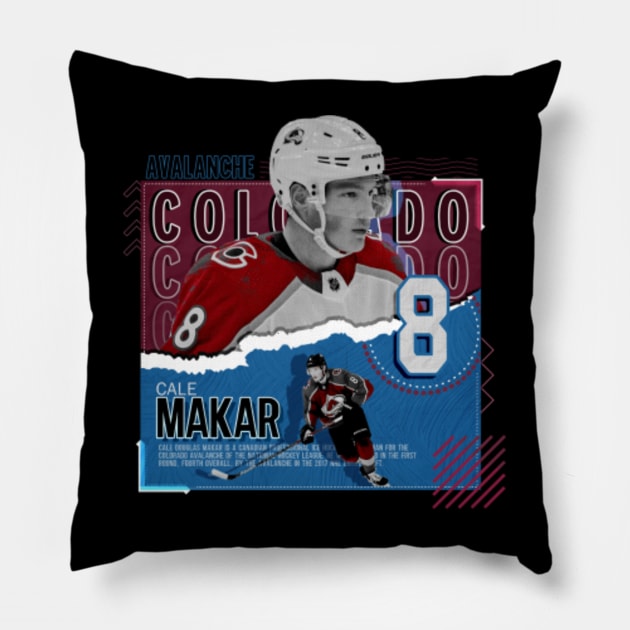 Rinkha Cale Makar Ice Hockey Edit Avalanche Long Sleeve T-Shirt
