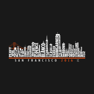 Buster Posey Skyline - T-Shirt