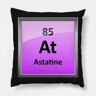 Astatine Periodic Table Element Symbol Pillow