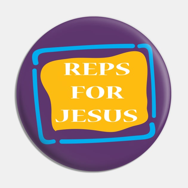 Jesus's Representative Pin by JevLavigne