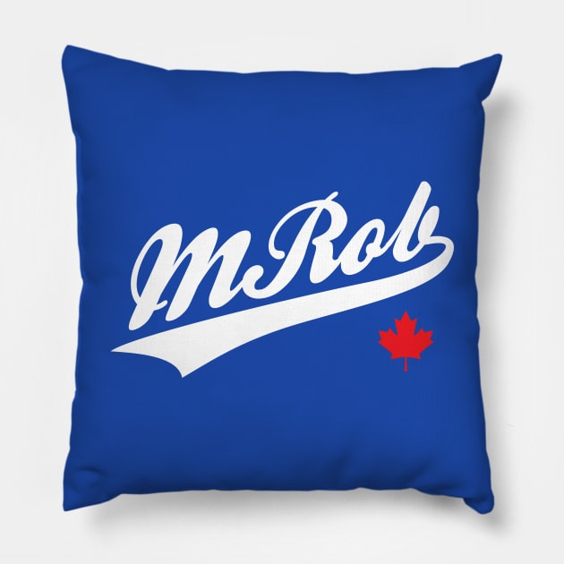 MRob - Baseball Shirsey Pillow by TheClementW