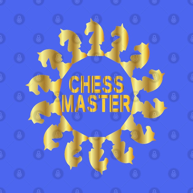 Funny chess master gift by egygraphics