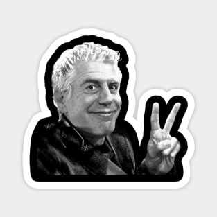 anthony bourdain peace Magnet