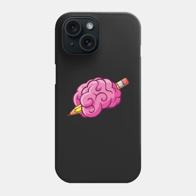 Creative Brain Phone Case by janlangpoako