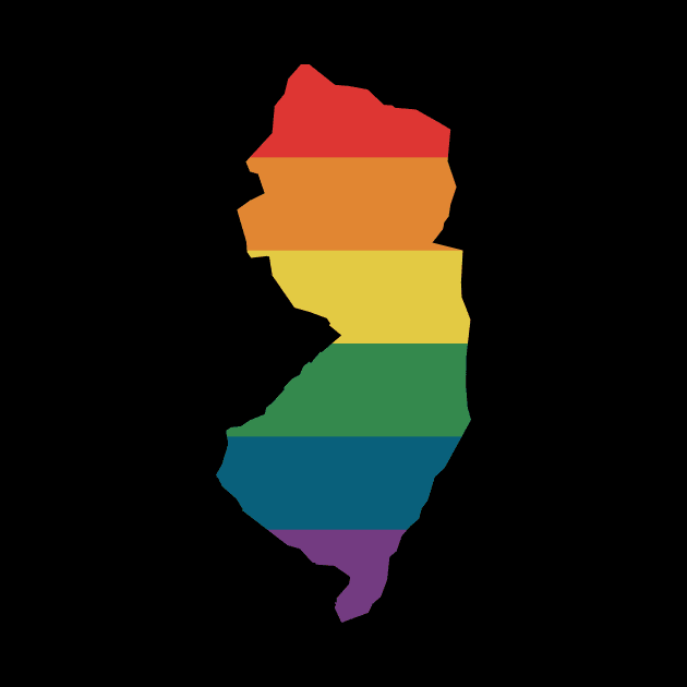 New Jersey State Rainbow by n23tees