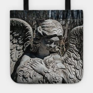 Angelus meus semper mecum // My guardian angel is always with me Tote