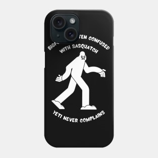 Bigfoot Sasquatch Yeti Pun Phone Case