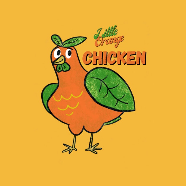 Lil Orange Bird by Skipper Kevin