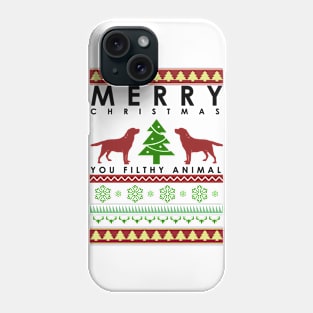 merry christmas you filthy animal Phone Case