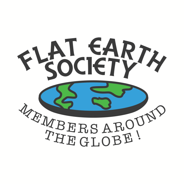 Flat Earth Society - Members Around The Globe by dumbshirts