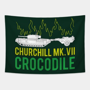 Do you like tanks? That's when Churchill Mk VII Crocodile! Tapestry