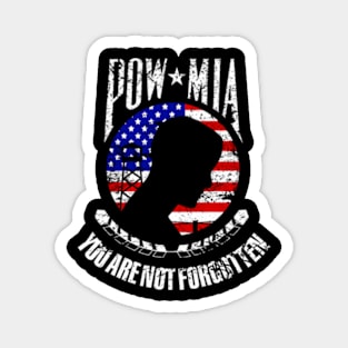 You Are Not Forgotten Flag Of Usa Pow Mia Magnet