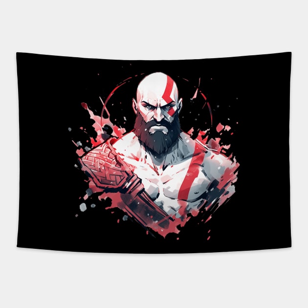 kratos Tapestry by skatermoment