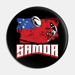 Rugby Samoa Pin