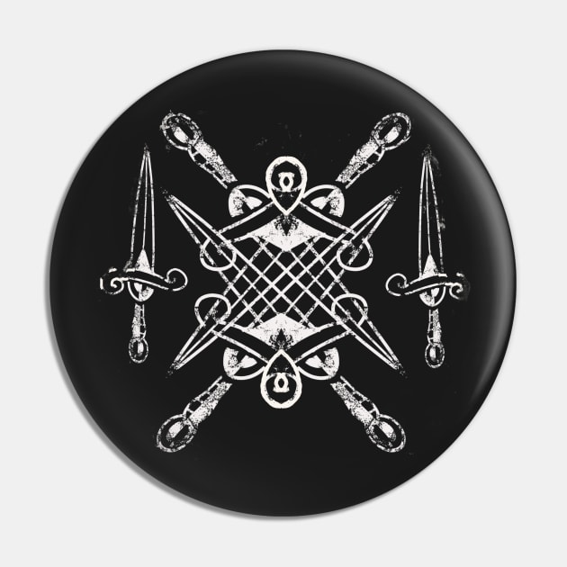 daggers Pin by KO-of-the-self