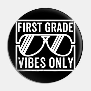 First Grade Shirt For Boys Girls Kids Teacher Pin