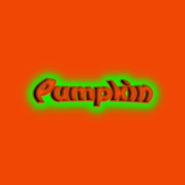 Pumpkin Neon Retro Halloween by Creative Creation