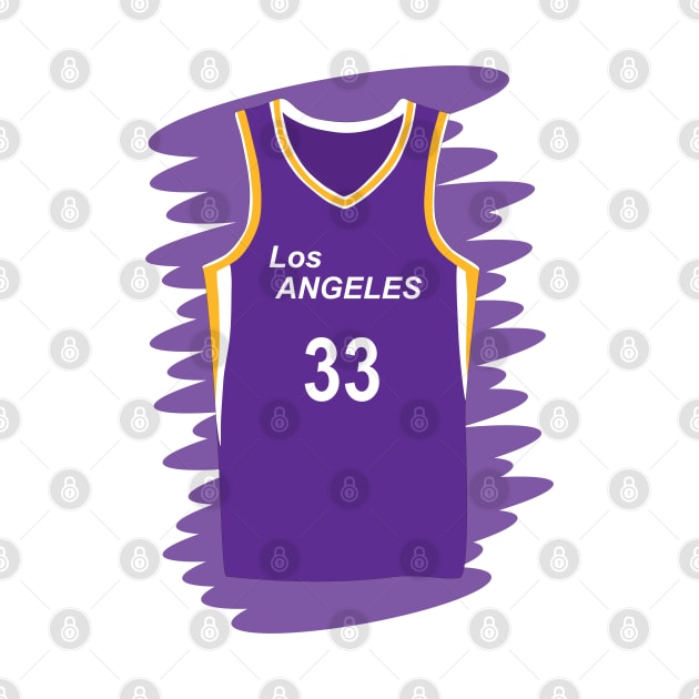 Los Angeles Sparks uniform number 33 by GiCapgraphics