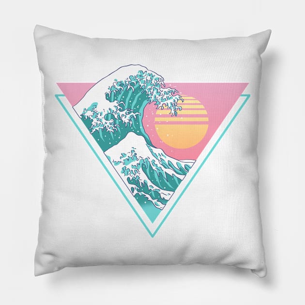 Vaporwave Pillow by OMSIGA