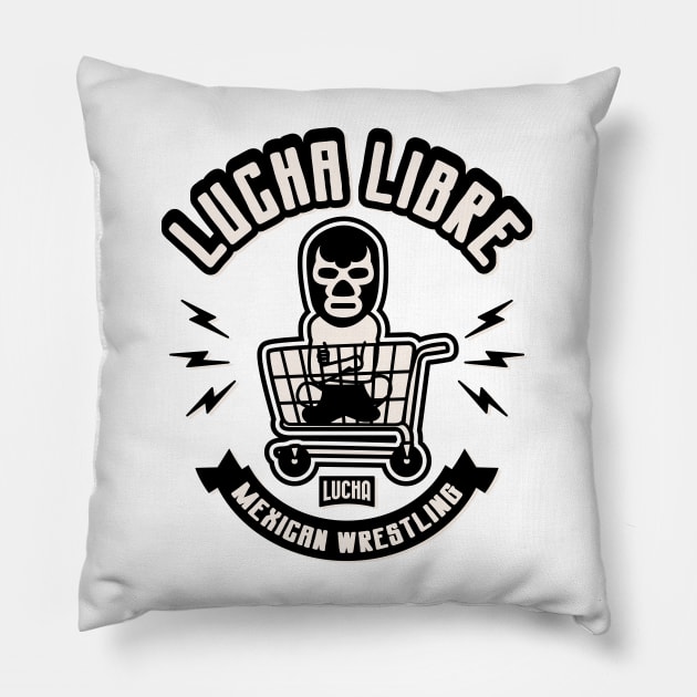 LUCHA LIBRE#90 Pillow by RK58