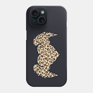 Leopard Print Winged Heart Phone Case