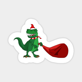 Santasaurus Rex Magnet