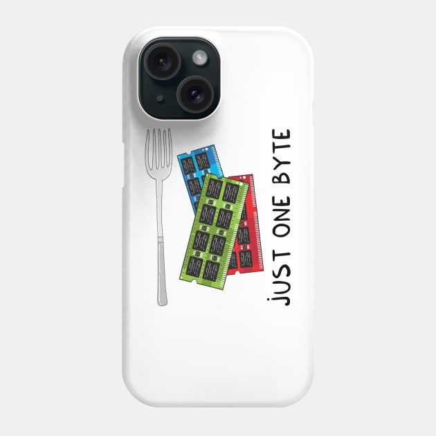 Just one byte Phone Case by adrianserghie