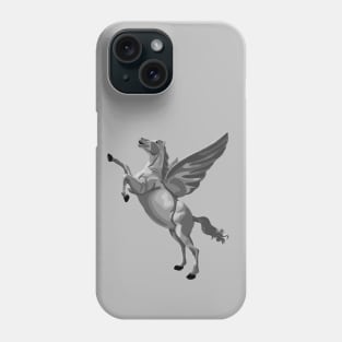 Gray Pegasus Phone Case