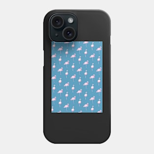 Flamingo, Flamingos pattern, Print, Tropical, Bird, Pattern, Funny art, Modern art, Wall art, Print, Minimalistic, Modern Phone Case