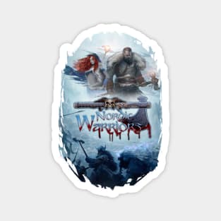 Nordic Warriors Official Art with Logo (TShirt) Magnet