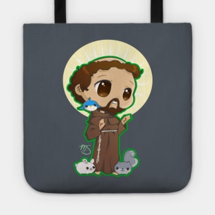 Chibi St. Francis of Assisi (v2) Tote